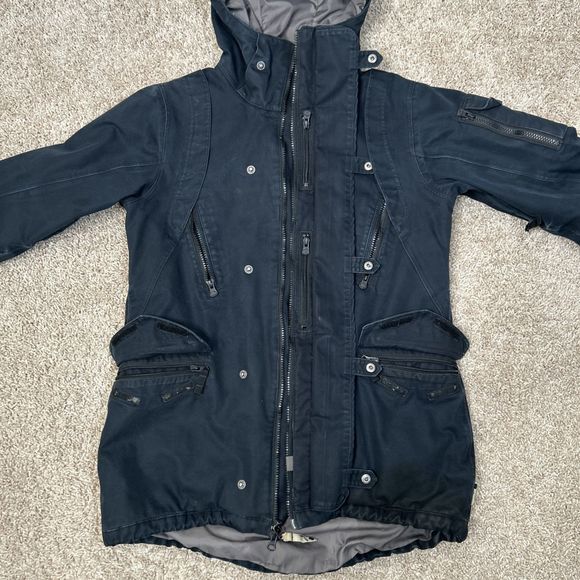 BURTON Dryride Bliss Down Jacket Women's Size Medium SnowBoarding Ski Blue‎ Geo - Picture 5 of 16